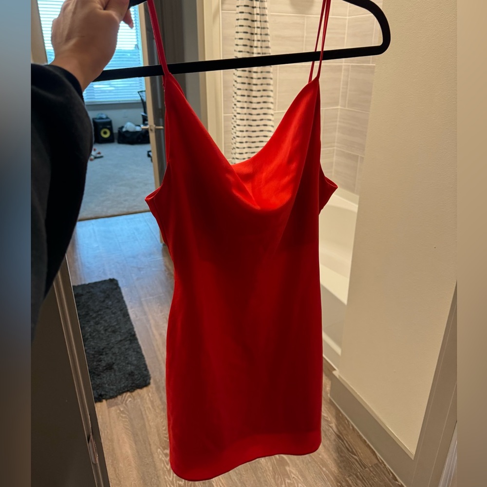 Urban Outfitters Mallory Cowl Neck Slip Dress